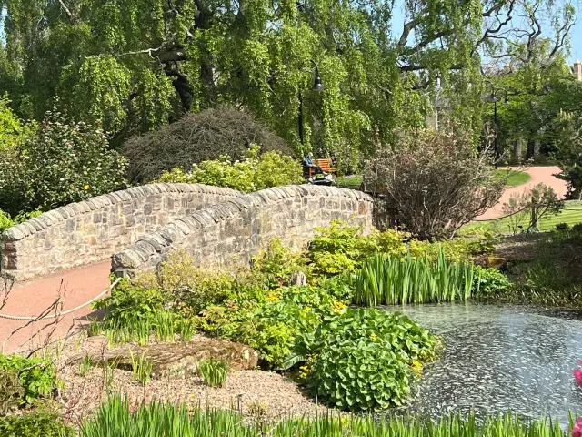 Edinburgh Royal Botanic Garden filled with spring.
