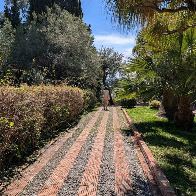 Beautiful garden in Taormina