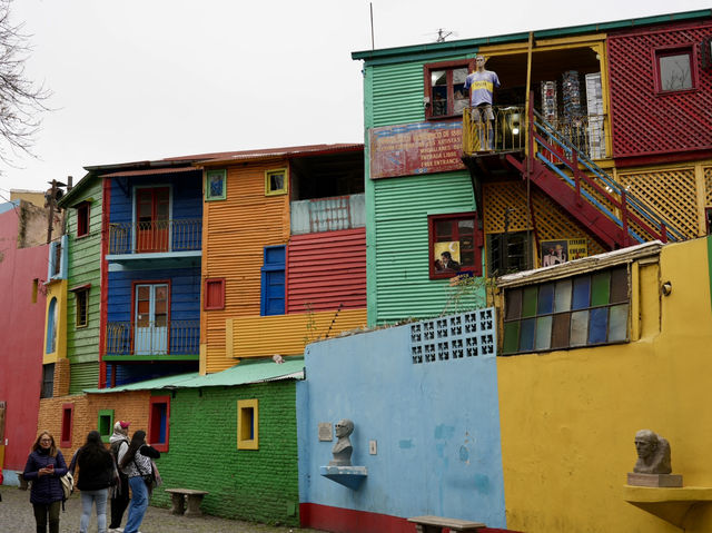 Exploring the vibrant and colourful city of La Boca! 