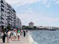 Seaside promenade in Thessaloniki