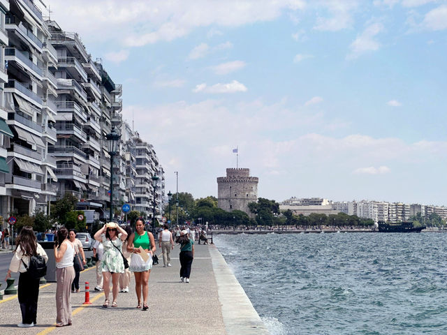 Seaside promenade in Thessaloniki