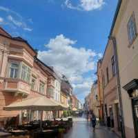 Győr, the city center is nice