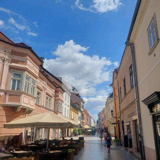 Győr, the city center is nice