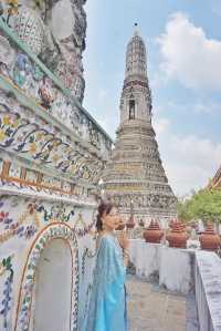 【Travel around the 🌍 world】Bangkok, Thailand 🇹🇭. Photoshoot in Thai costume at the Arun Temple