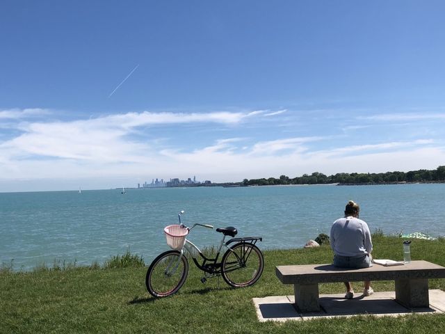 Northwestern University on the shores of Lake Michigan.