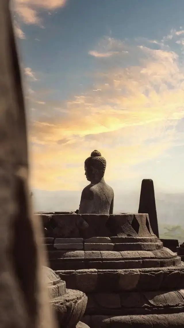 Checking in at Borobudur!