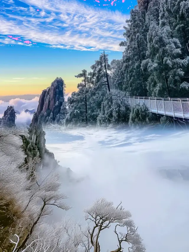 Winter Wonderland Mangshan: Exploring the winter secret of Hunan
