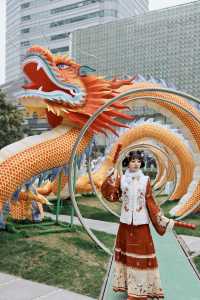龍年春節假期來長寧來福士太有年味啦