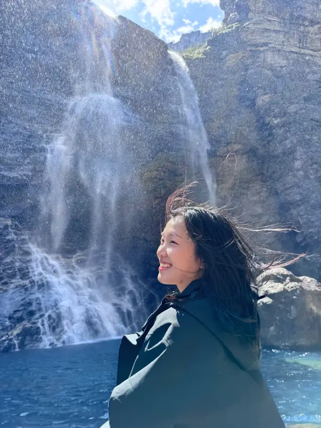 The waterfall drops three thousand feet straight down, as if the Milky Way is falling from the sky