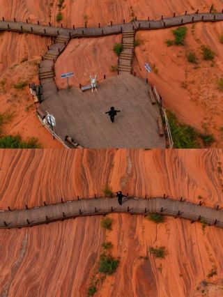 You don’t have to go to the United States, there is a forgotten secret place on Mars hidden in Shaanxi.