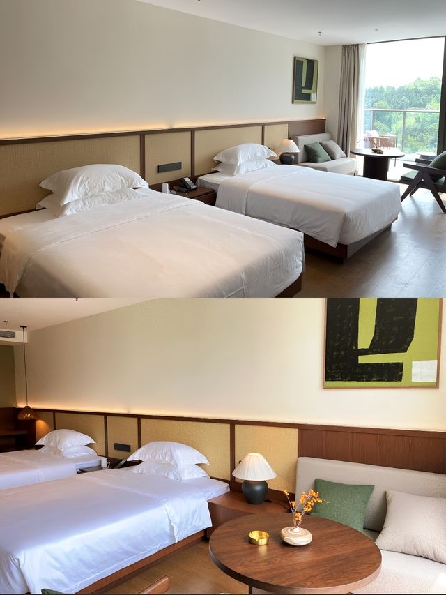 和閨蜜住了一次天然氧吧裡的大酒店。