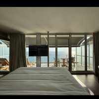 Views of Mediterranean Sea from Le meridien France hotel 