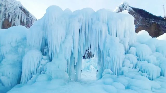 4條平山縣冬季旅遊路線 沕沕水冰瀑節亮了