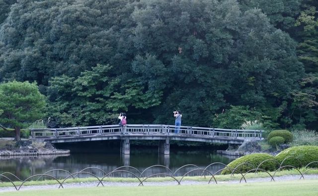 原來是真的，就在東京新宿御苑～