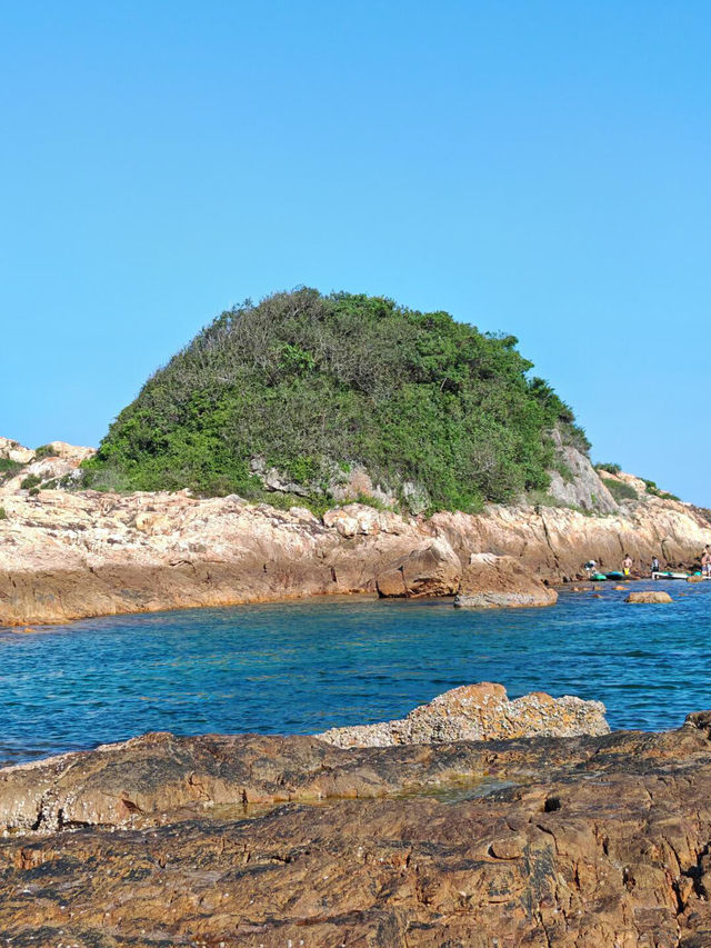 週末到香港綠蛋島划船，看最美的玻璃海！ 