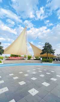 陽春四月漫遊泰州～濱河體育公園