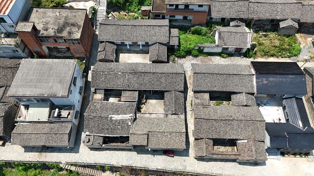 河南新縣錢大灣古村