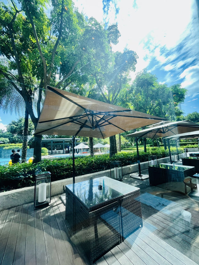 Sunny bites await at the lunch buffet!  Sunny bites await at the lunch buffet!