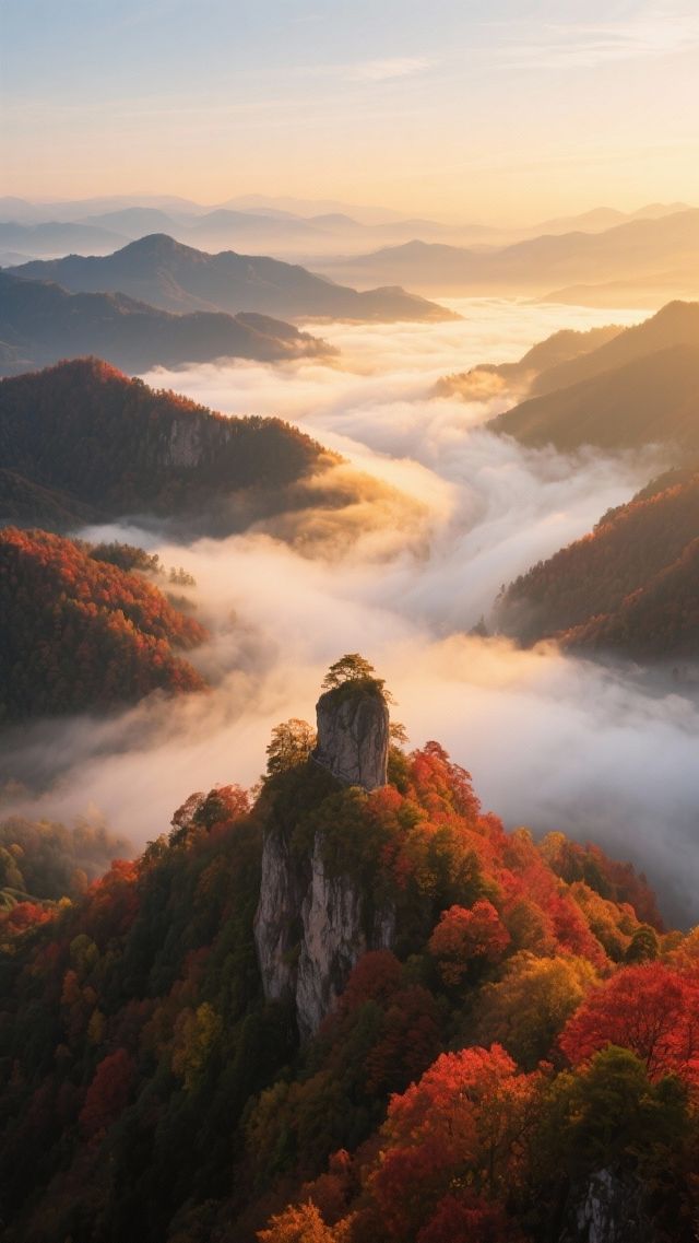 中國紅葉第一山，四川光霧山旅遊攻略