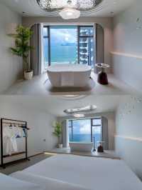 惠東海景酒店天花板雙月灣半島躺著看海太絕了！