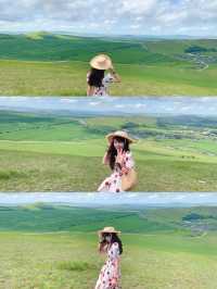 藍天白雲下的童話秘境內蒙古的森林草原童話