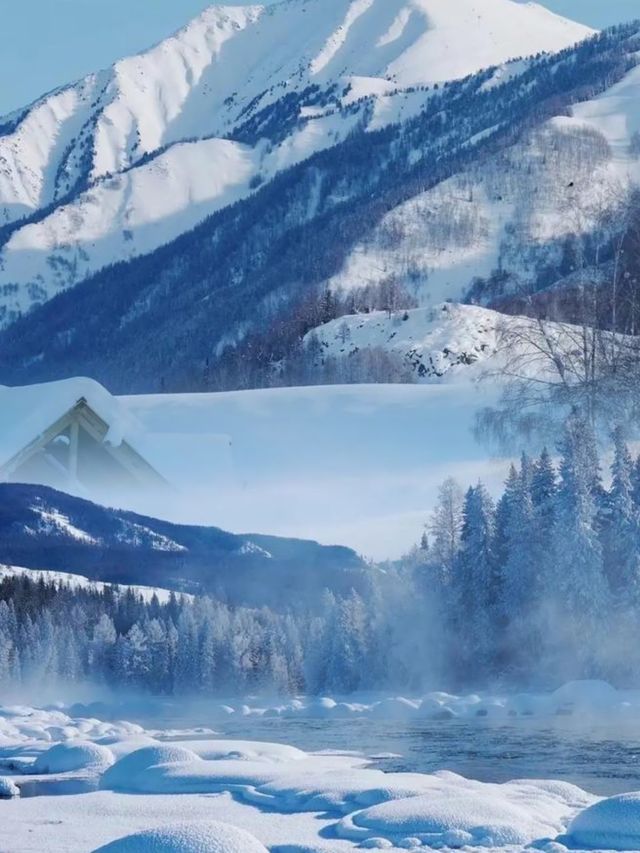 冬日必去滑雪勝地｜新疆禾木旅遊攻略  還在尋找夢想中的冬日仙境嗎？新疆的禾木，就是一個被白雪擁抱的童