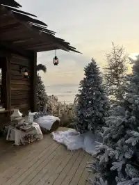 珠海下雪了在海邊拍一組冬日情書