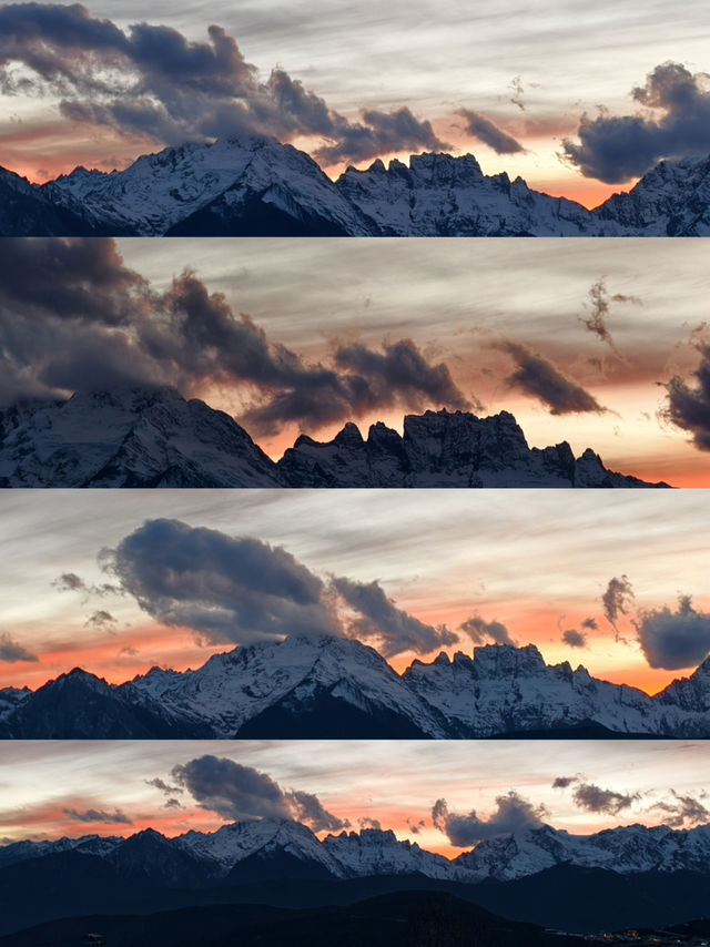 在梅里雪山腳下,等一場沒有盡頭的日落。 在梅里雪山腳下,等一場沒有盡頭的日落。