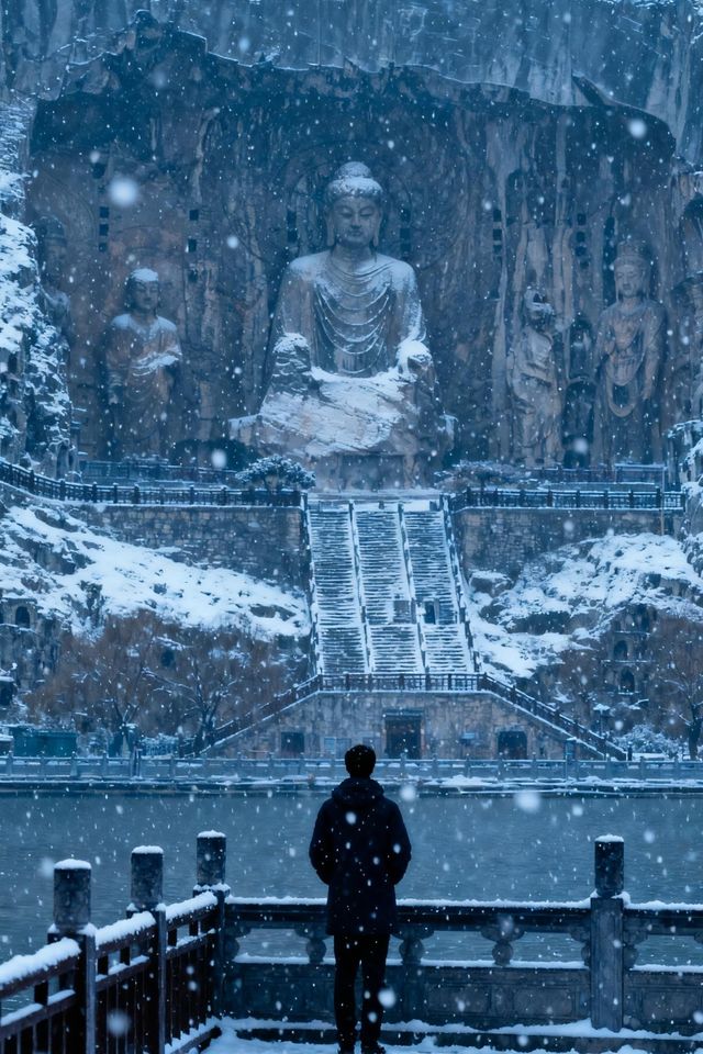 【龍門雪境|赴一場千年石窟的靜心之約】 【龍門雪境|赴一場千年石窟的靜心之約】