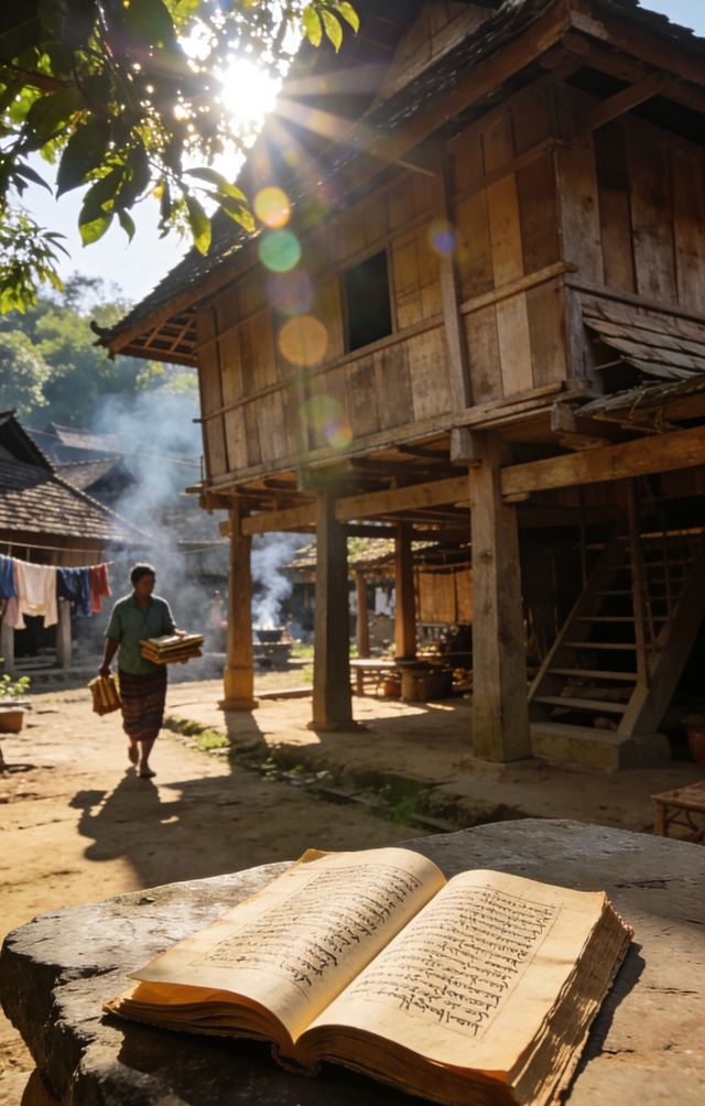 茶王古樹下抄經