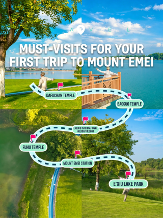 First-time visit to Mount Emei must-see 2-day 1-night zen slow travel guide
