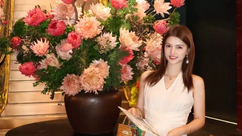 เพดานของโรงแรมเจียงเหมินแห่งนี้สวยงามน่าทึ่งมาก และย่านวัฒนธรรมก็อยู่หน้าประตูโรงแรมเลย! — traveler post in เจียงเหมิน