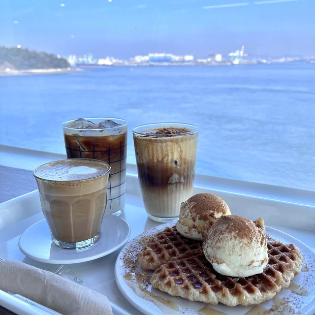 영종도 오션뷰 핫한 신상 카페, 얼트💙