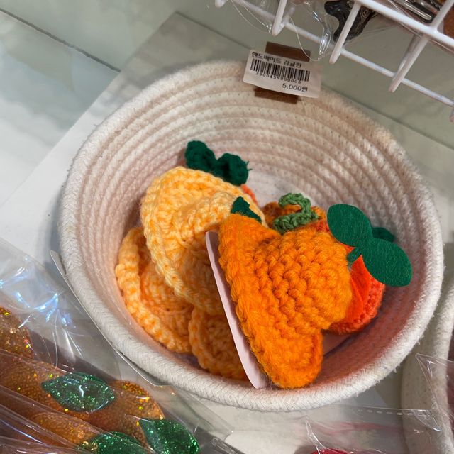 cute souvenirs in Jeju 🍊