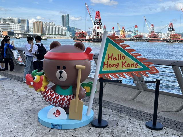 尖沙咀半天打卡行程 | 應節LINE FRIENDS龍舟打卡點