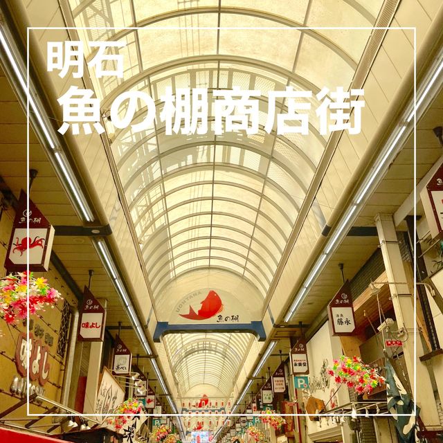 【兵庫県】明石近郊の台所「魚の棚商店街」