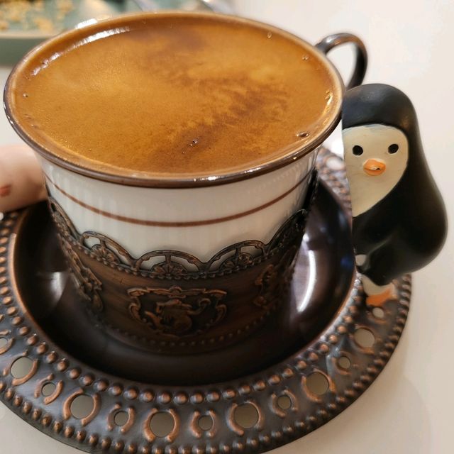 隱世咖啡小店 大推焙茶Latte Apple Crumble 