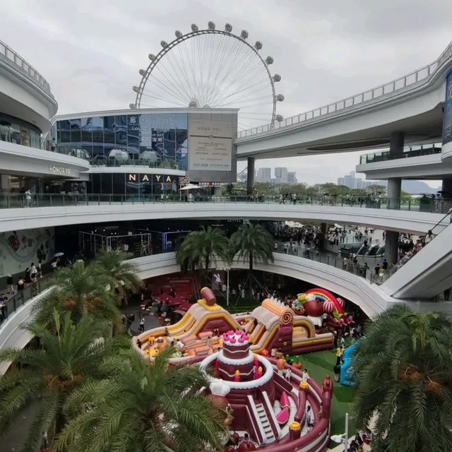 打卡亞洲最大的歡樂港灣摩天輪🎡