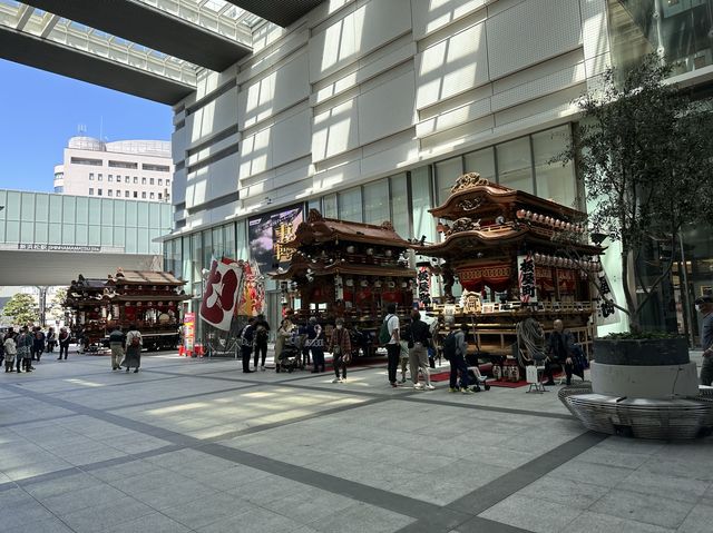 静岡・浜松。『浜松まつり』で賑わう浜松市内。