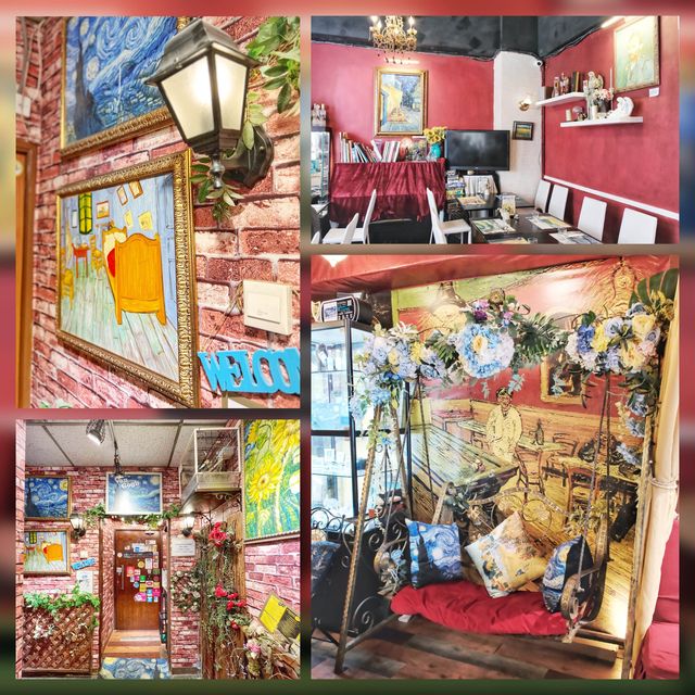 【濃厚藝術氣息🎨梵高主題餐廳】