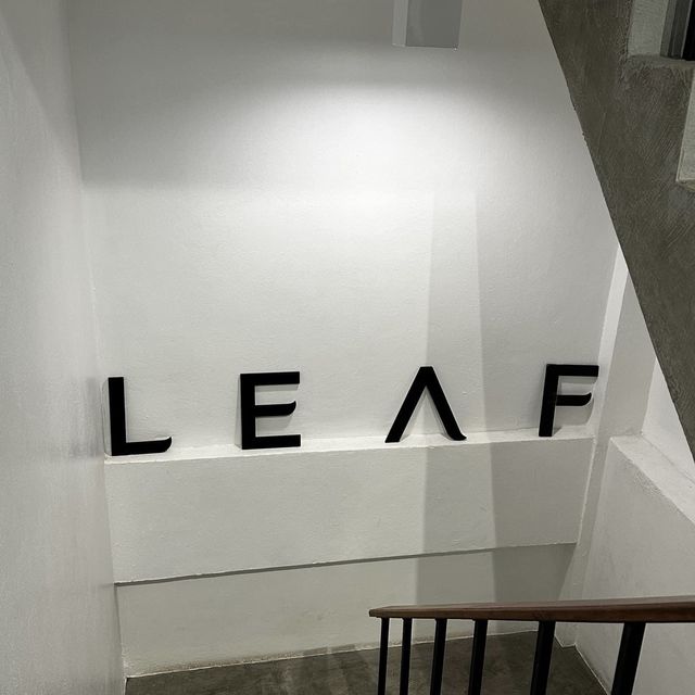 LEAF Coffee company คาเฟ่นี้กาแฟไม่ควรพลาด