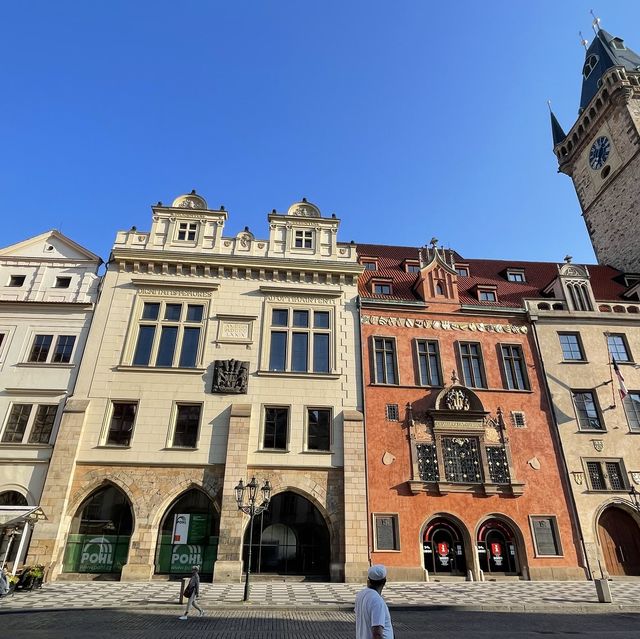 Sipping the vibe at the Old Town Square 