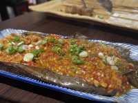臺中北屯 川味烤魚&烤串 川麵道總店/昌平路一段250號/四川味/大陸燒烤/美蛙魚頭／四川烤魚／酸菜魚／夫妻肺片，大陸烤肉，昌菜/川菜熱炒