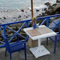 THE REEF คาเฟ่สีฟ้าขาวฟีลซานโตรินี