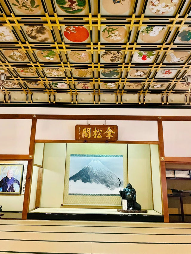 【福井】5枚の動物を見つけると願いが叶う！？永平寺傘松閣の天井絵
