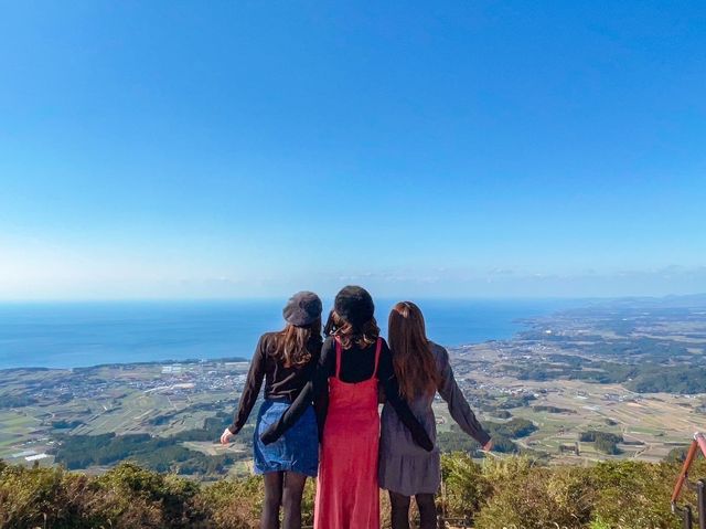 【鹿児島】空を飛んでいるように見える絶景「天」望台