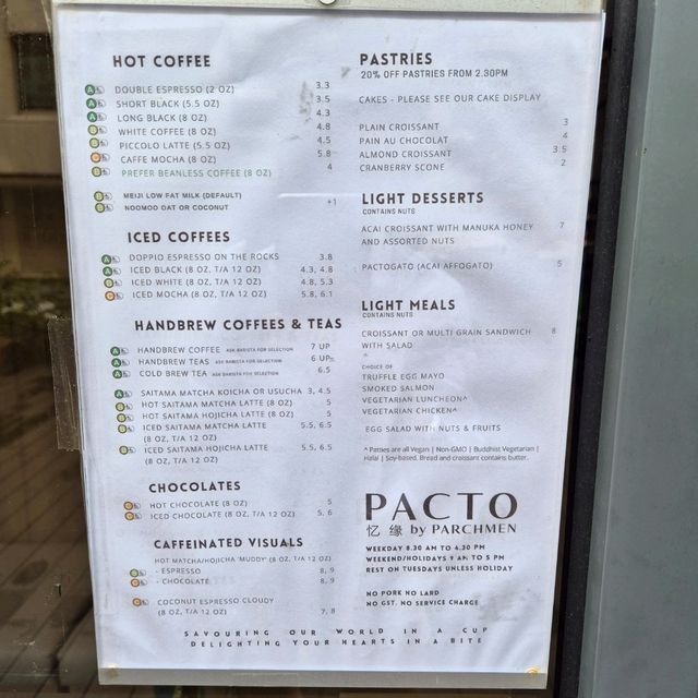 Pacto By Parchmen Cafe