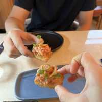 Fancy fusion Japanese food 