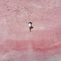 pink beach komodo island