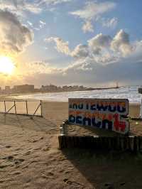 Charming beach at Jeju Island